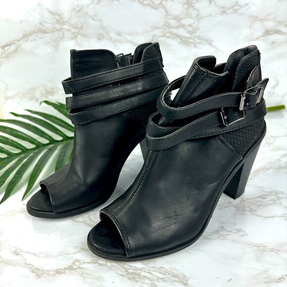 Simply Vera Vera Wang Aubrey Booties Black Women size 8 - Picture 2 of 9